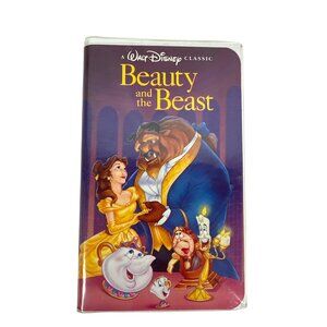 Beauty And The Beast Walt Disney 1992 VHS Classic Family Animation NTSC
